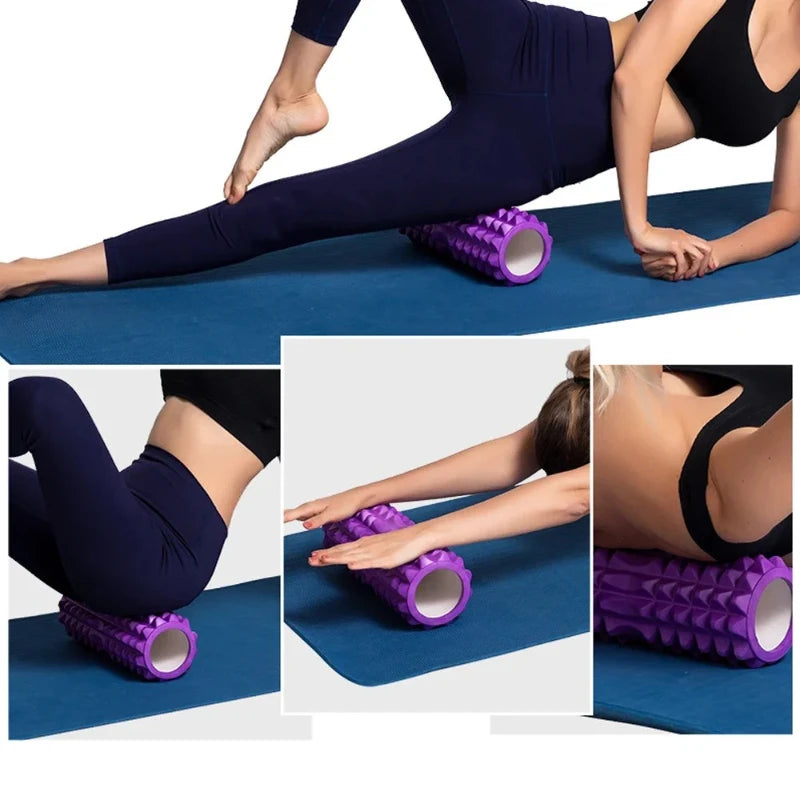 1PCS Foam Massage Roller Hollow Yoga Column Fitness Equipment for Muscle Massage Physiotherapy and Sports Rehabilitation Roller